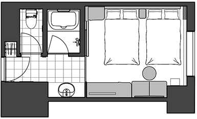 モデレートツイン レウアウト