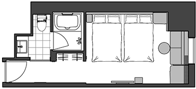 スーペリアツイン レウアウト